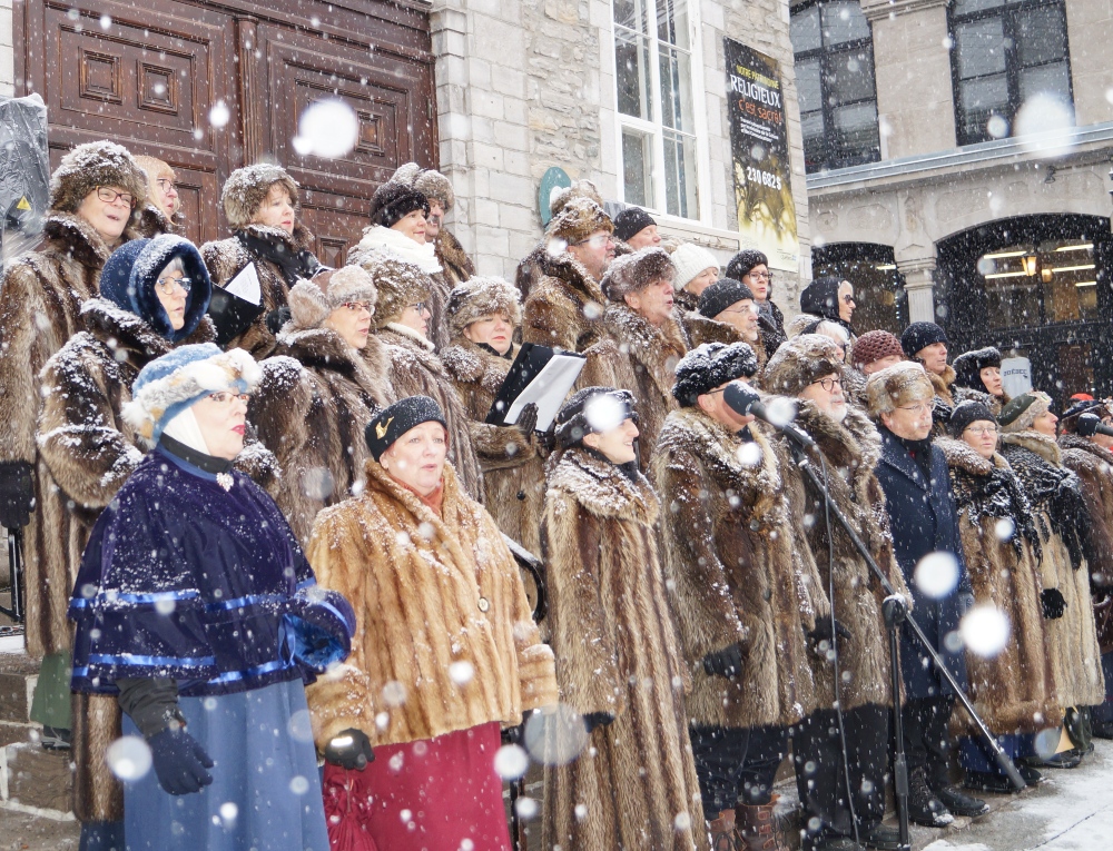 Prestation de la chorale l'Odyssée Vocale
